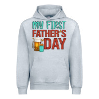 Heather Grey my first father's day Urban Hoodie - Artiststas