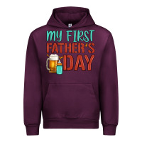 Mauve Wine my first father's day Urban Hoodie - Artiststas