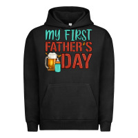 Pigment Black my first father's day Urban Hoodie - Artiststas