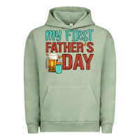 Pigment Oil Green my first father's day Urban Hoodie - Artiststas