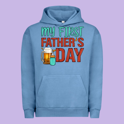 My First Father's Day Urban Hoodie Designed By Artiststas