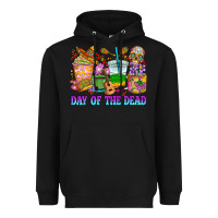 Black Day of the dead coffee cups Heavyweight Hoodie - RanaPortraitStore
