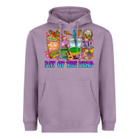 Lavender Day of the dead coffee cups Heavyweight Hoodie - RanaPortraitStore