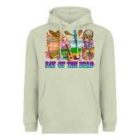 Matcha Day of the dead coffee cups Heavyweight Hoodie - RanaPortraitStore