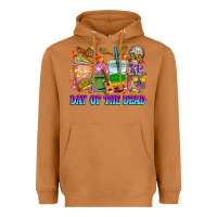 Meerkat Day of the dead coffee cups Heavyweight Hoodie - RanaPortraitStore