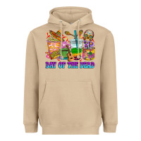 Mushroom Day of the dead coffee cups Heavyweight Hoodie - RanaPortraitStore