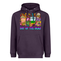 Plum Day of the dead coffee cups Heavyweight Hoodie - RanaPortraitStore