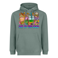 Sage Day of the dead coffee cups Heavyweight Hoodie - RanaPortraitStore