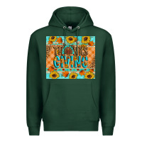 Sports Green Thanksgiving Turkey Premium Hoodie - Artiststas