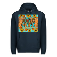 Navy Thanksgiving Turkey Premium Hoodie - Artiststas
