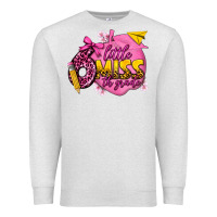 Oatmeal Heather little miss 6th grade Premium Sweatshirt - texasbilliewilder