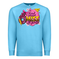 Ocean Blue little miss 6th grade Premium Sweatshirt - texasbilliewilder