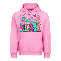 Fuchsia Pink proud nurse Urban Hoodie - BundleAndBundleShop