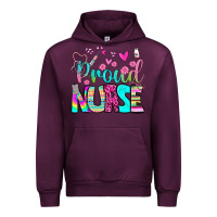 Mauve Wine proud nurse Urban Hoodie - BundleAndBundleShop