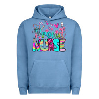Pigment Pebble Blue proud nurse Urban Hoodie - BundleAndBundleShop