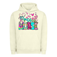 Pigment Pistachio proud nurse Urban Hoodie - BundleAndBundleShop