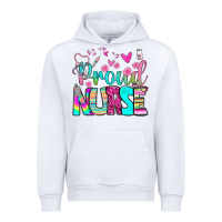 White proud nurse Urban Hoodie - BundleAndBundleShop