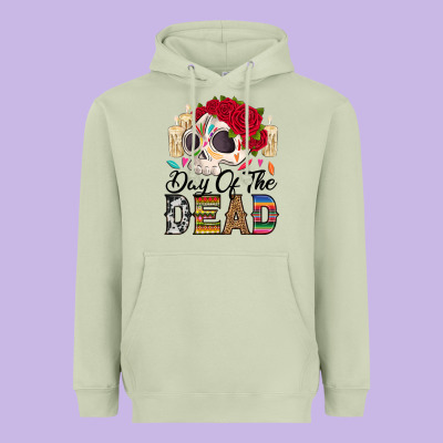 Heavyweight Hoodie Day of the dead skeleton