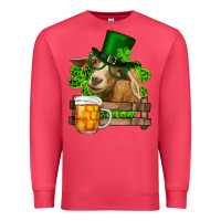 Cardinal st. patrick's day goat and beer Premium Sweatshirt - RanaPortraitStore
