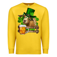 Lemon st. patrick's day goat and beer Premium Sweatshirt - RanaPortraitStore