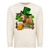 Sandshell st. patrick's day goat and beer Premium Sweatshirt - RanaPortraitStore
