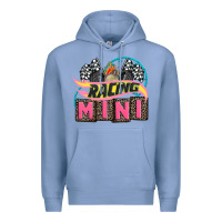 Colony Blue racing mini with racing oto equipment Premium Hoodie - AdoDesignShop