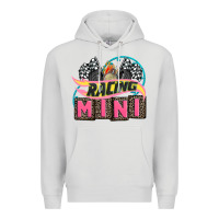Dove Grey racing mini with racing oto equipment Premium Hoodie - AdoDesignShop