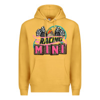 Mustard racing mini with racing oto equipment Premium Hoodie - AdoDesignShop