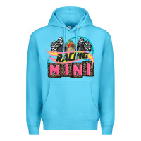 Ocean Blue racing mini with racing oto equipment Premium Hoodie - AdoDesignShop