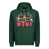 Sports Green racing mini with racing oto equipment Premium Hoodie - AdoDesignShop