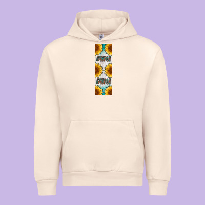 Mimi Sunflower Leopard  Pen Wrap Urban Hoodie Designed By Artiststas