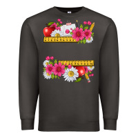 Smoke floral teacher Premium Sweatshirt - texasbilliewilder