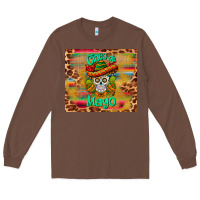 Chestnut cinco de mayo sombrero skull Long Sleeve Tee - BarkalooDesign
