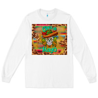 White cinco de mayo sombrero skull Long Sleeve Tee - BarkalooDesign