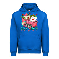 Cobalt love letter with typewriter Urban Hoodie - AdoDesignShop