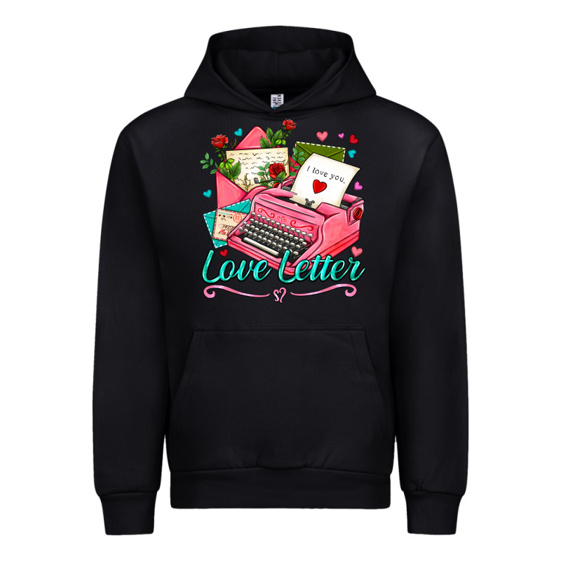 Love Letter With Typewriter Urban Hoodie by AdoDesignShop | Teevron