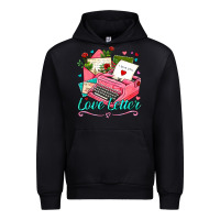Foreset Green love letter with typewriter Urban Hoodie - AdoDesignShop