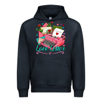 Navy love letter with typewriter Urban Hoodie - AdoDesignShop