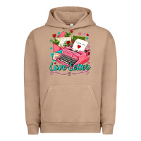 Pigment Burro love letter with typewriter Urban Hoodie - AdoDesignShop