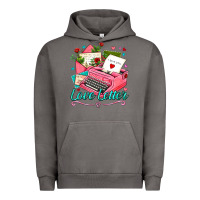 Pigment Tornado love letter with typewriter Urban Hoodie - AdoDesignShop
