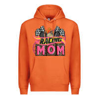 Carrot racing mom with racing oto equipment Premium Hoodie - AdoDesignShop