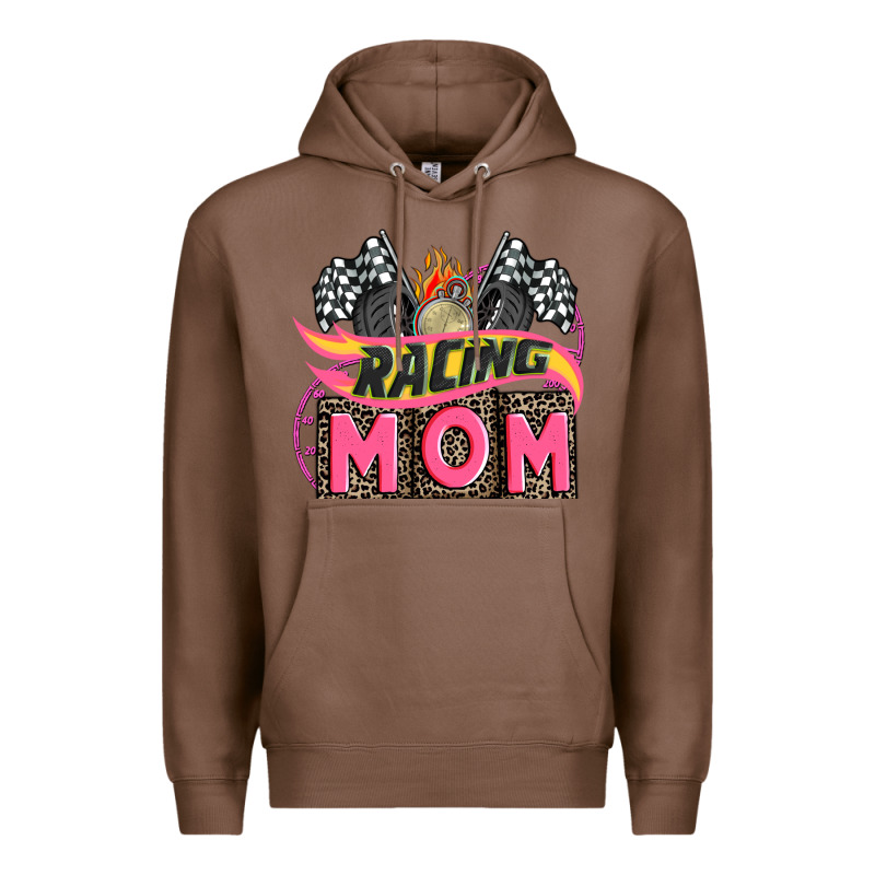 Racing Mom With Racing Oto Equipment Premium Hoodie by AdoDesignShop | Teevron