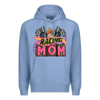 Colony Blue racing mom with racing oto equipment Premium Hoodie - AdoDesignShop
