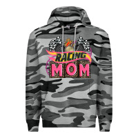 Slate Camo racing mom with racing oto equipment Premium Hoodie - AdoDesignShop