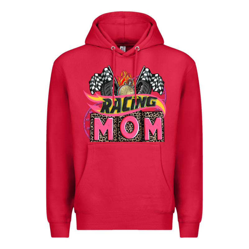Racing Mom With Racing Oto Equipment Premium Hoodie by AdoDesignShop | Teevron
