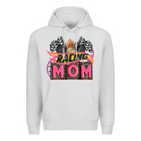 Dove Grey racing mom with racing oto equipment Premium Hoodie - AdoDesignShop