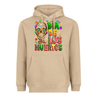 Mushroom Dia de los muertos Heavyweight Hoodie - RanaPortraitStore