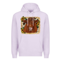 Lilac red angus cowhide sunflower Premium Hoodie - JahusDesignShop