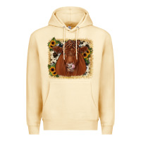Pina Colada red angus cowhide sunflower Premium Hoodie - JahusDesignShop