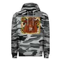 Slate Camo red angus cowhide sunflower Premium Hoodie - JahusDesignShop